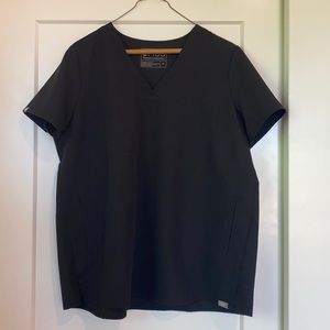 Figs Basa Maternity Scrub top Medium Black